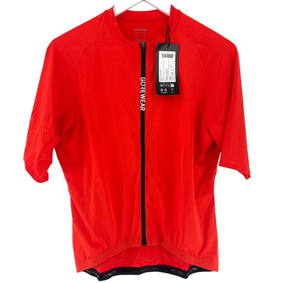 GOREWEAR Men's Lab Red Fireball Spinshift Jersey Size L - Picture 8 of 14